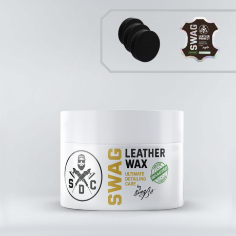 SWAG LEATHER WAX 220ML 100% NATŪRALUS CARNAUBA + CANDELILA