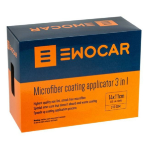 EWOCAR Microfiber Coating Applicator 3in1 - Mikropluošto aplikatoriai