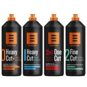 Ewocar 4-etapų poliravimo pastų rinkinys - 1L.