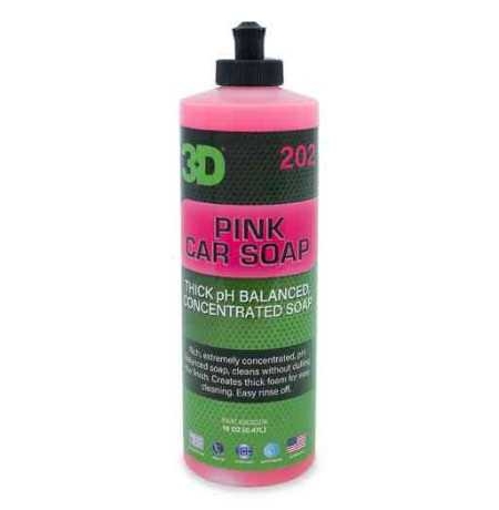 3D Pink Car Soap Shampoo - Automobilių plovimo šampūnas
