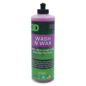 3D Wash N Wax Shampoo - Šampūnas su vašku