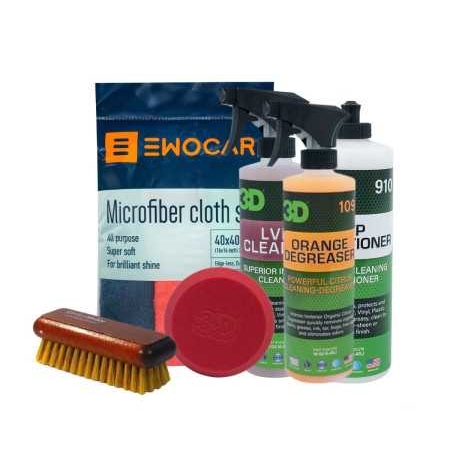 Profesionalus 3D interjero valymo, impregnavimo rinkinys