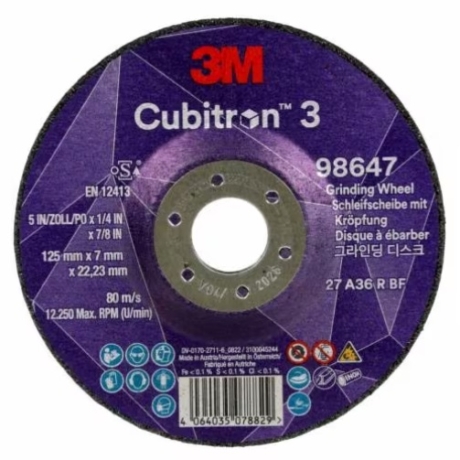 Šlifavimo diskas 125x7mm, Cubitron 3