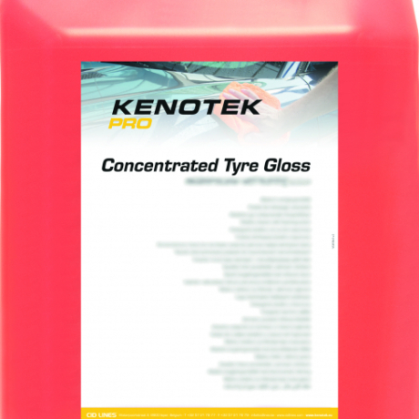 Padangų juodiklio koncentratas TYRE GLOSS 5 l Kenotek