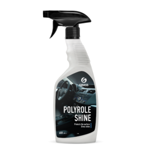 Automobilio prietaisų skydelio, plastikinių, odos ir gumos dalių priežiūrai Polyrole Shine 600 ml GRASS