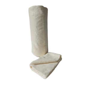Mikropluošto šluostė, rulonas 20 vnt (mikrofibra) 35×35 cm 230 g/m2 kreminė