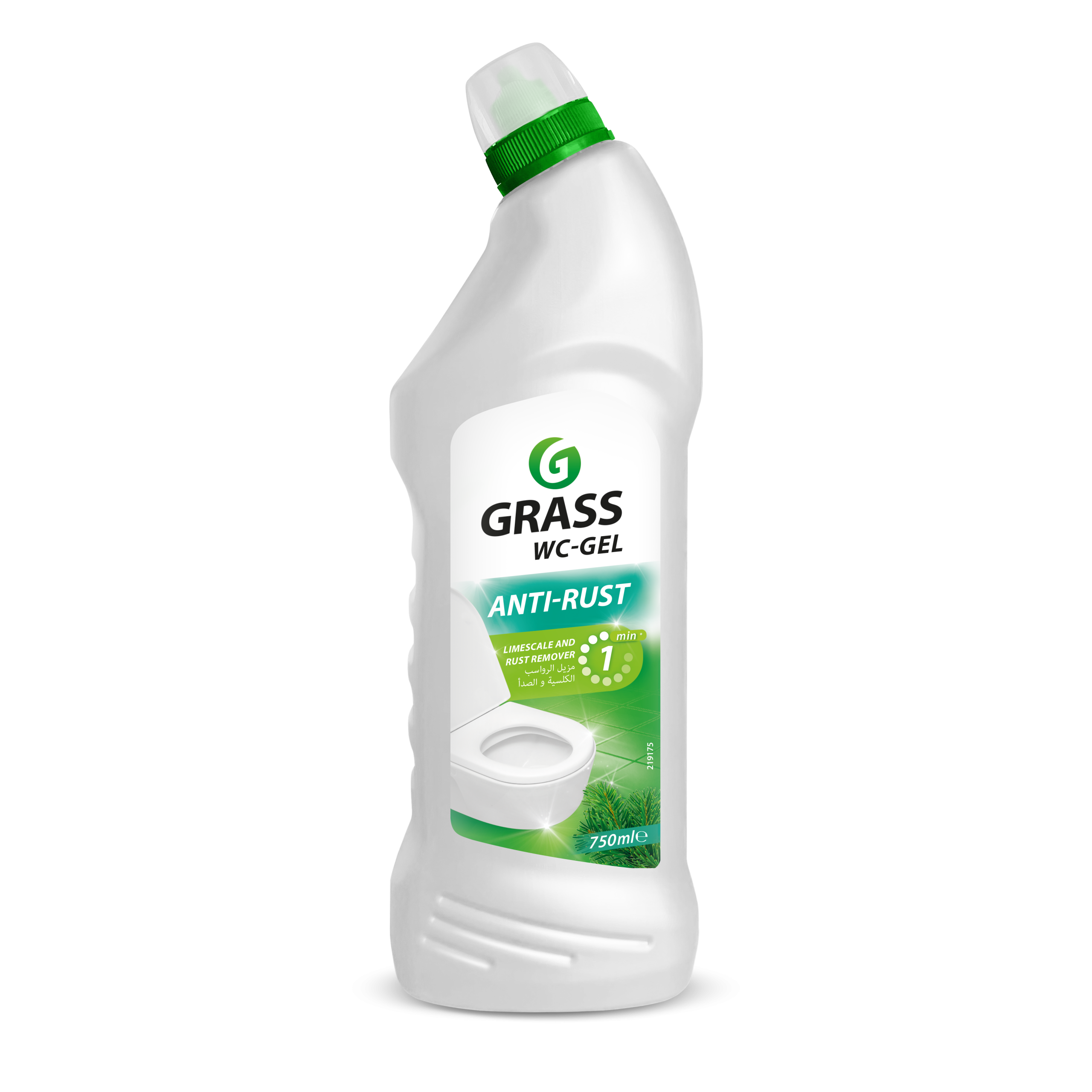Tualeto ir WC valiklis WC Gel 750 ml GRASS - Image 2